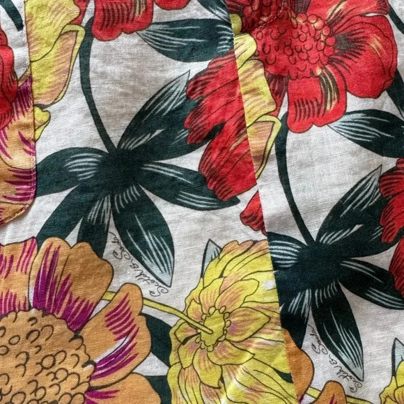 Women's Scotch and Soda  Scenic Sights Floral Print Skirt Mini Skirt Size Medium - Picture 3 of 5